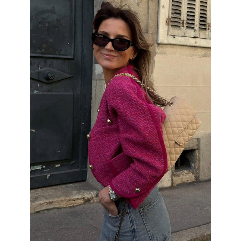 Elegant blazer jacket for women with stylish buttons and Lune London pockets