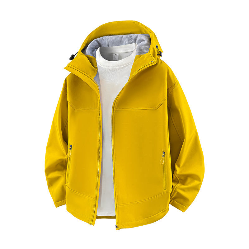 Ladies High-Collar Transitional Jacket with Functional Zipper Pockets Lune London