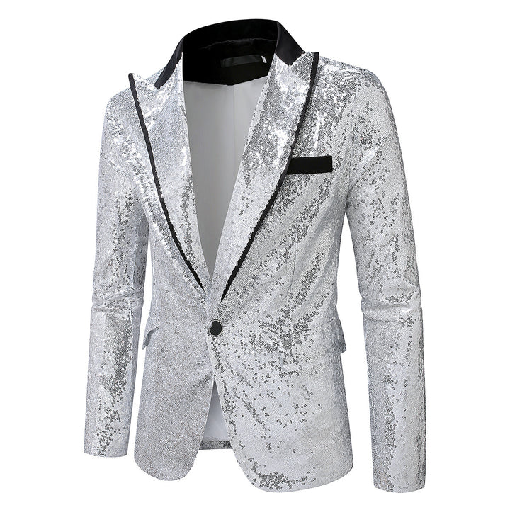 Shiny tuxedo jacket for men in high-quality satin Lune London