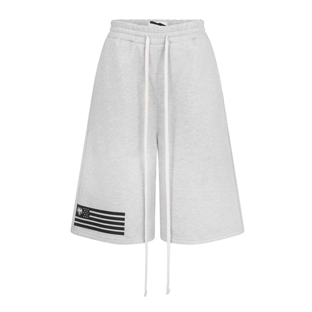 Leisure pants for women with elastic waist and modern graphic print Lune London