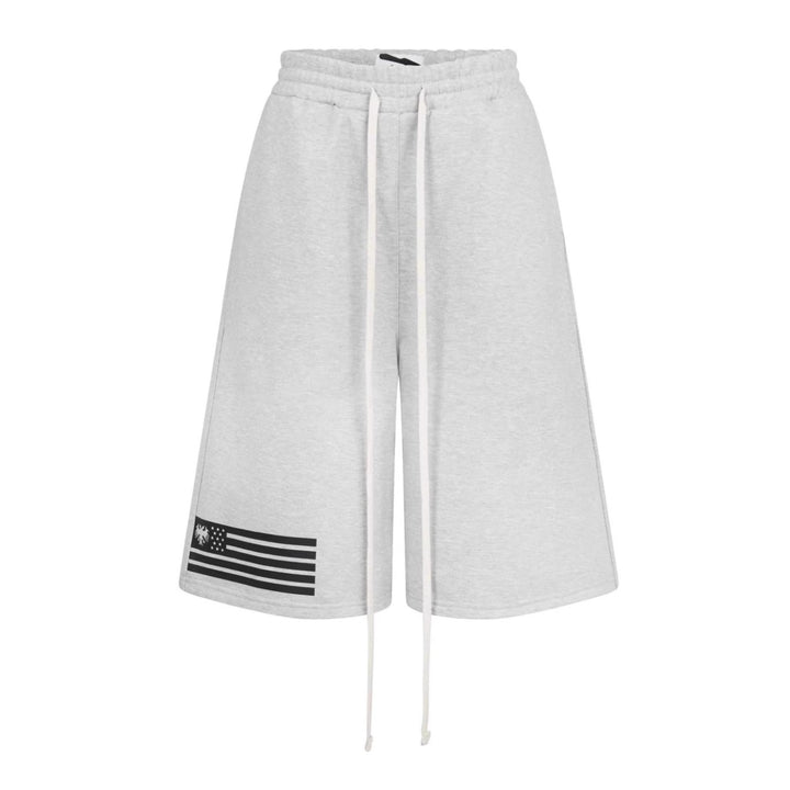 Leisure pants for women with elastic waist and modern graphic print Lune London