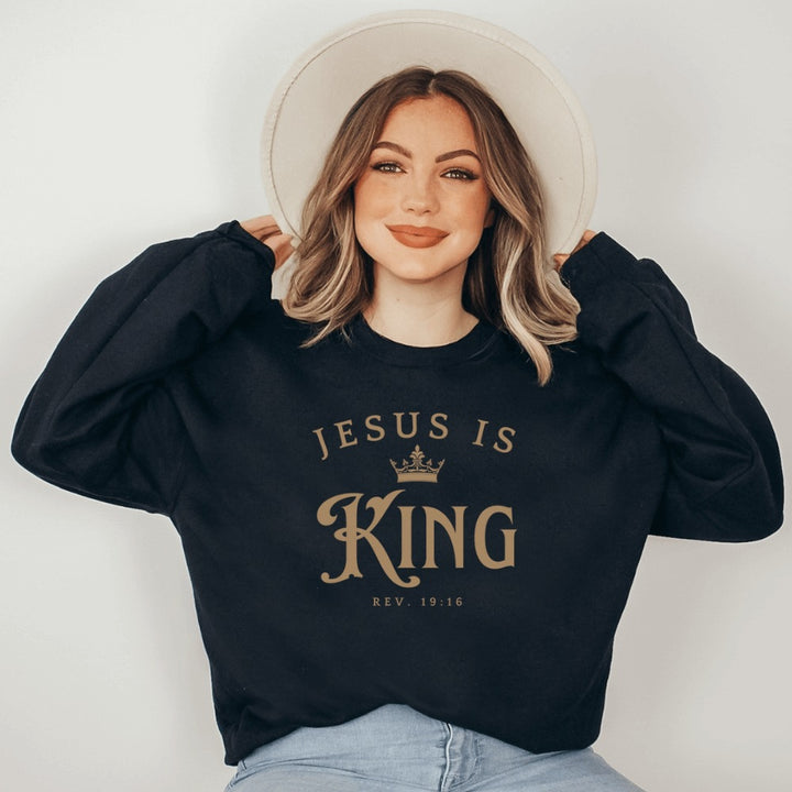 Sweatshirt pour femmes avec lettrage inspirant et coupe ample Chic & Stil