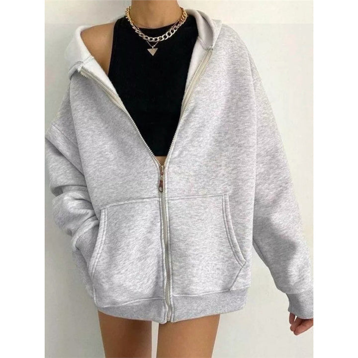 Oversized zip-up jacket for women Lune London