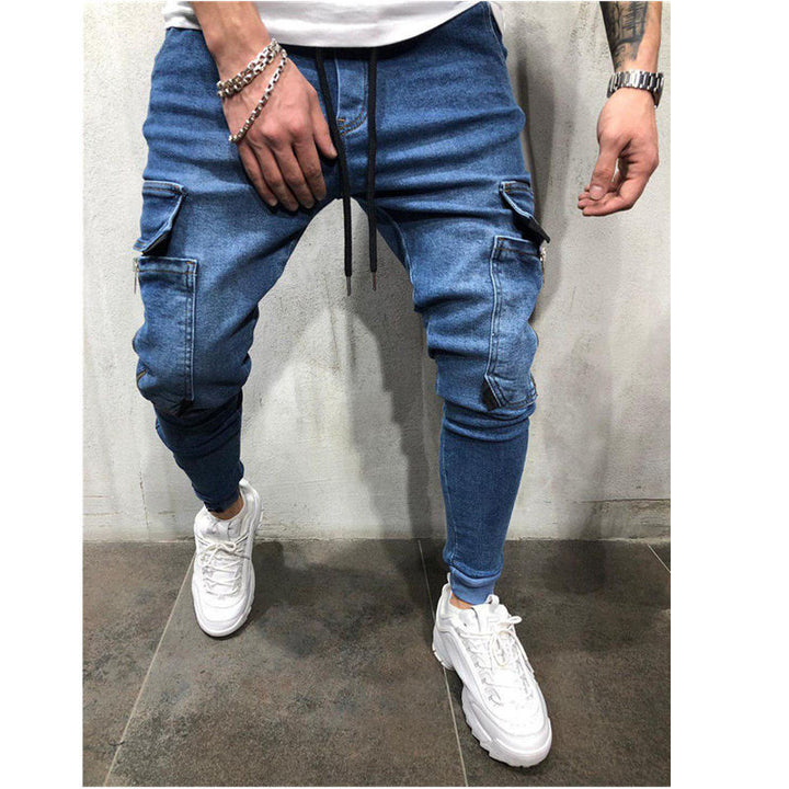 Men's slim fit cargo jogger pants with a trendy cut and practical pockets Lune London