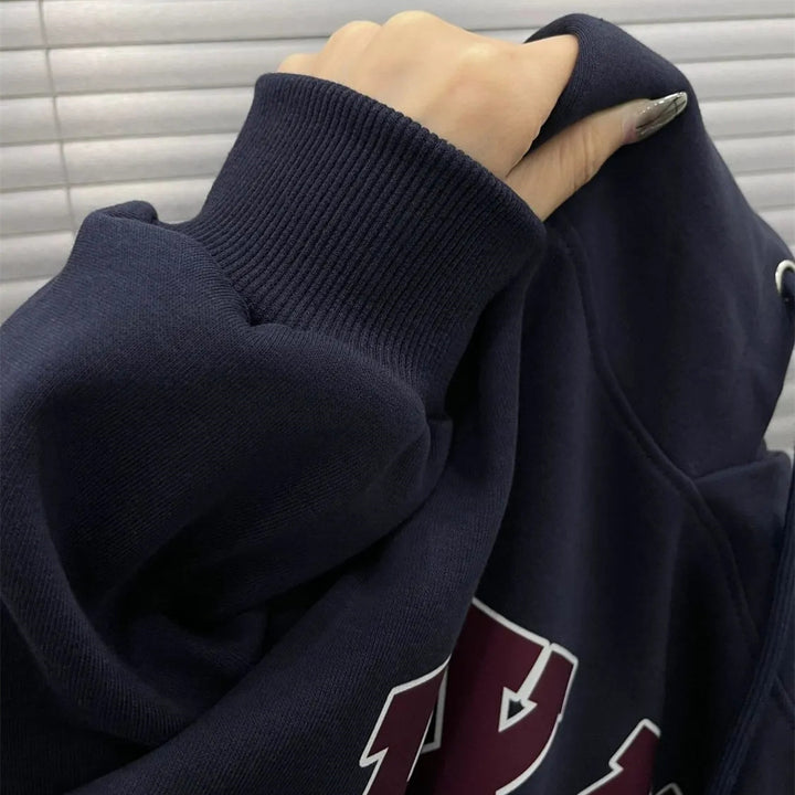 Sweat à capuche pour femme avec motif de slogan inspirant Chic & Stil