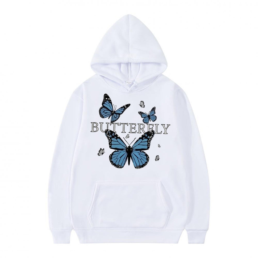 Women's hoodie with butterfly motif Chic & Stil