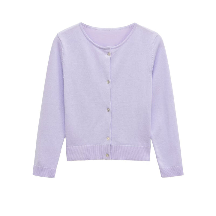 Elegant women's cardigan with fine button details Lune London
