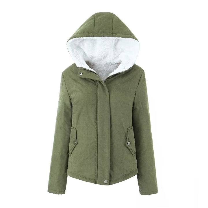 Quilted transition jacket for women with comfortable fleece lining and practical pockets Lune London