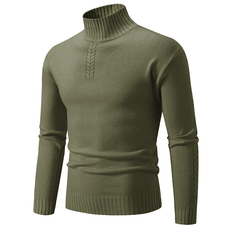 Thick knit crew neck sweater for men Lune London