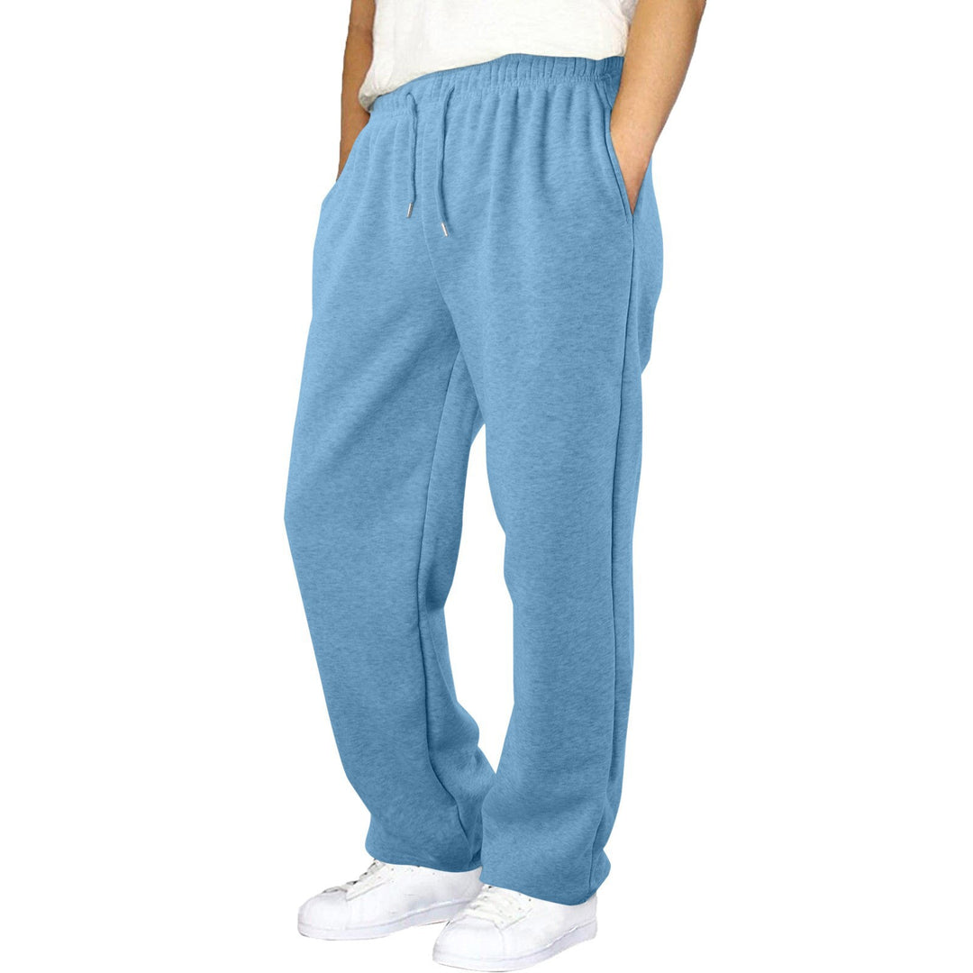 Comfortable men's jogger pants with elastic waistband and side pockets Lune London