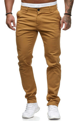 Modern chino pants for men with elastic waistband and slim fit Chic und Stil