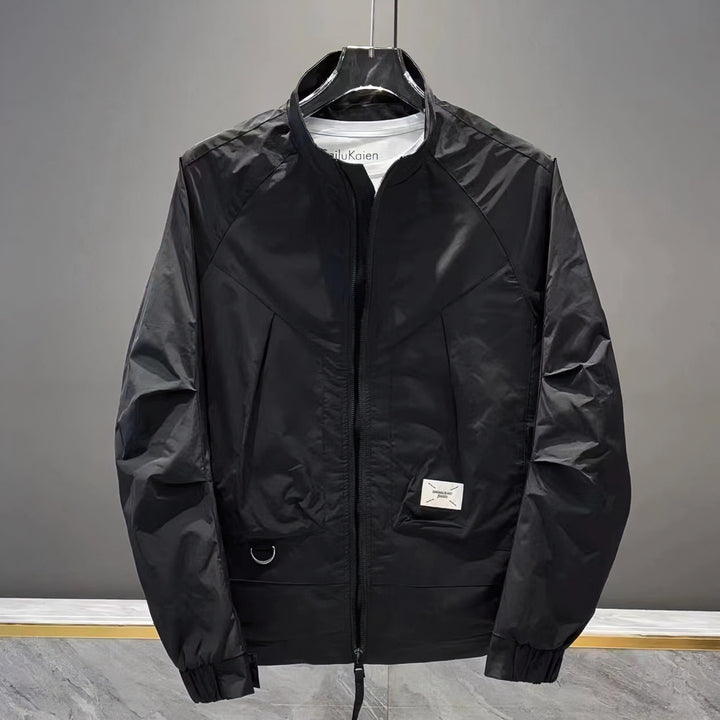 Unisex lightweight windbreaker with an innovative cut Lune London