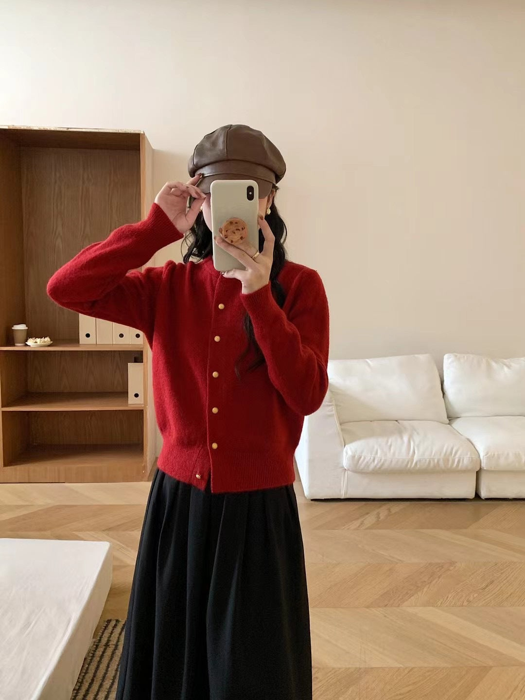 Cardigan femme avec des détails de boutons élégants et un matériau doux Chic & Stil