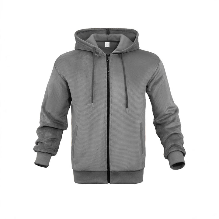 Men's sporty hooded jacket made of breathable mesh material Lune London