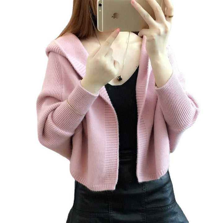 Cardigan pour femme en peluche avec capuche et coupe loose Chic & Stil