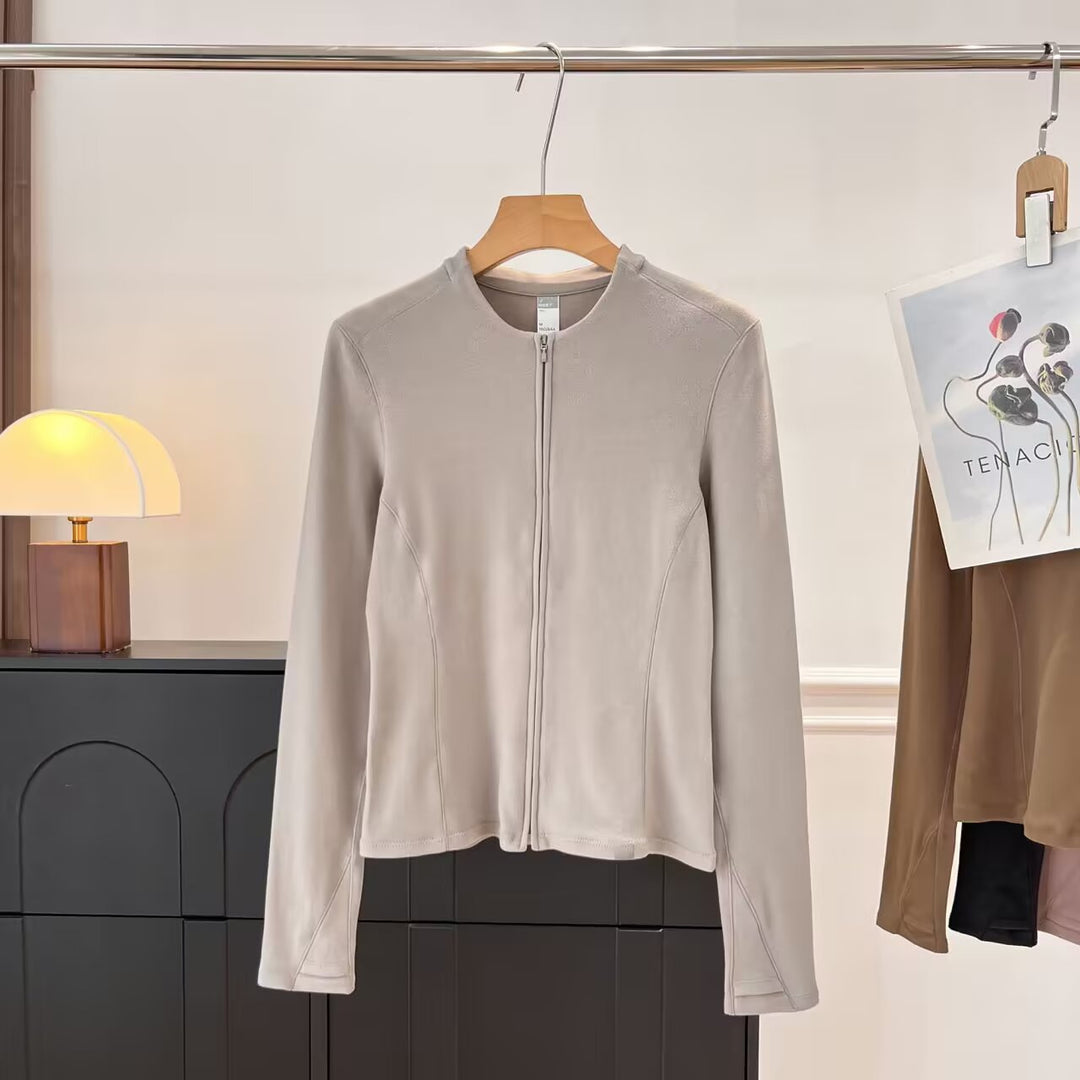 Veste de transition sportive pour femmes avec fermeture éclair innovante Chic & Stil