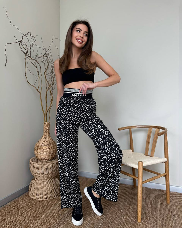 Lune London Leopard Print Lounge Pants for Women