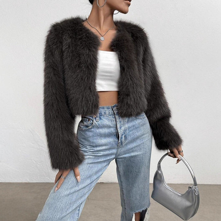 Women's Fluffy Short Jacket Lune London