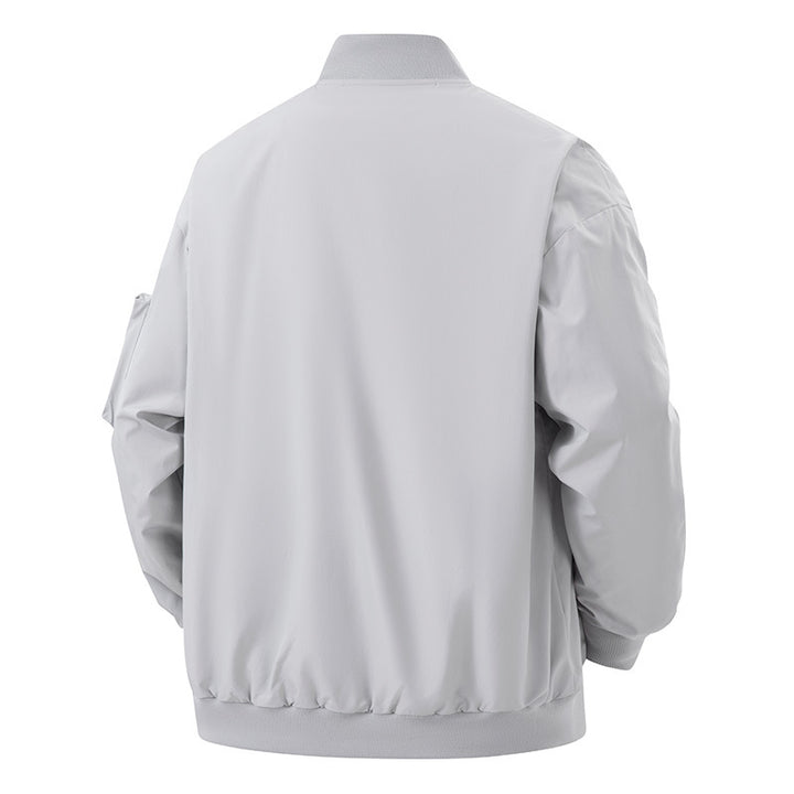 Casual bomber jacket for men with practical zip pockets Lune London