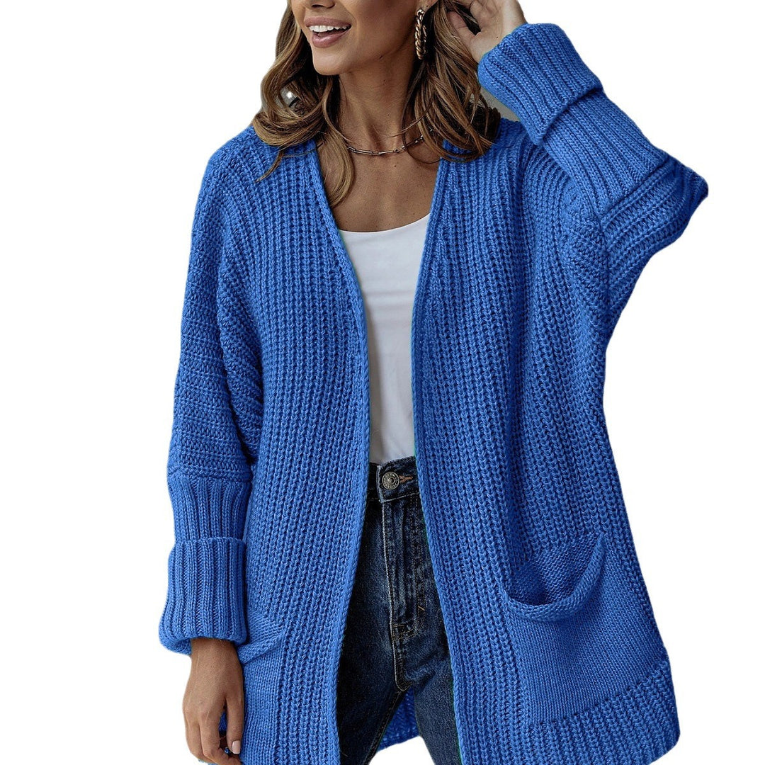 Knit jacket for women with a structured design and practical pockets Lune London