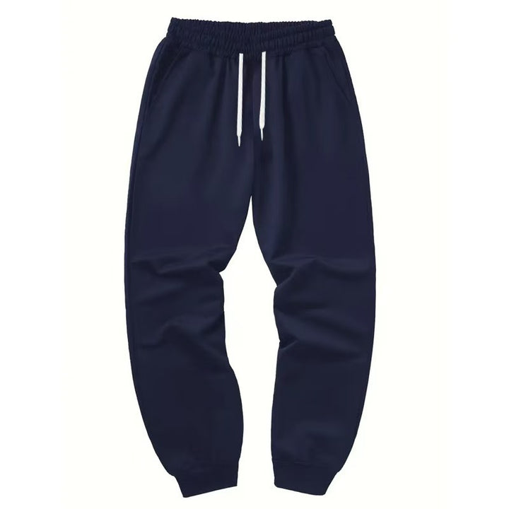 Elastic jogging pants for men with side pockets Lune London