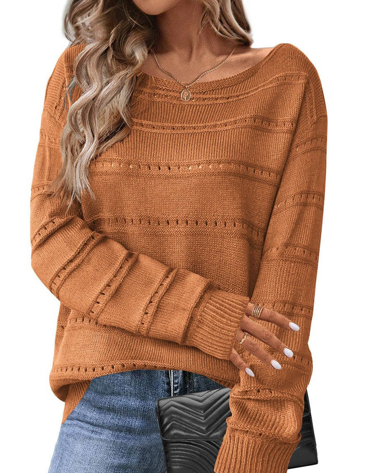 Pull en tricot pour femmes avec une structure aérienne et un design ample Chic & Stil