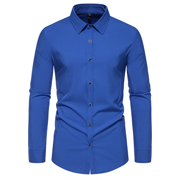 Trendy long sleeve shirt for men with a chic elegant cut Lune London