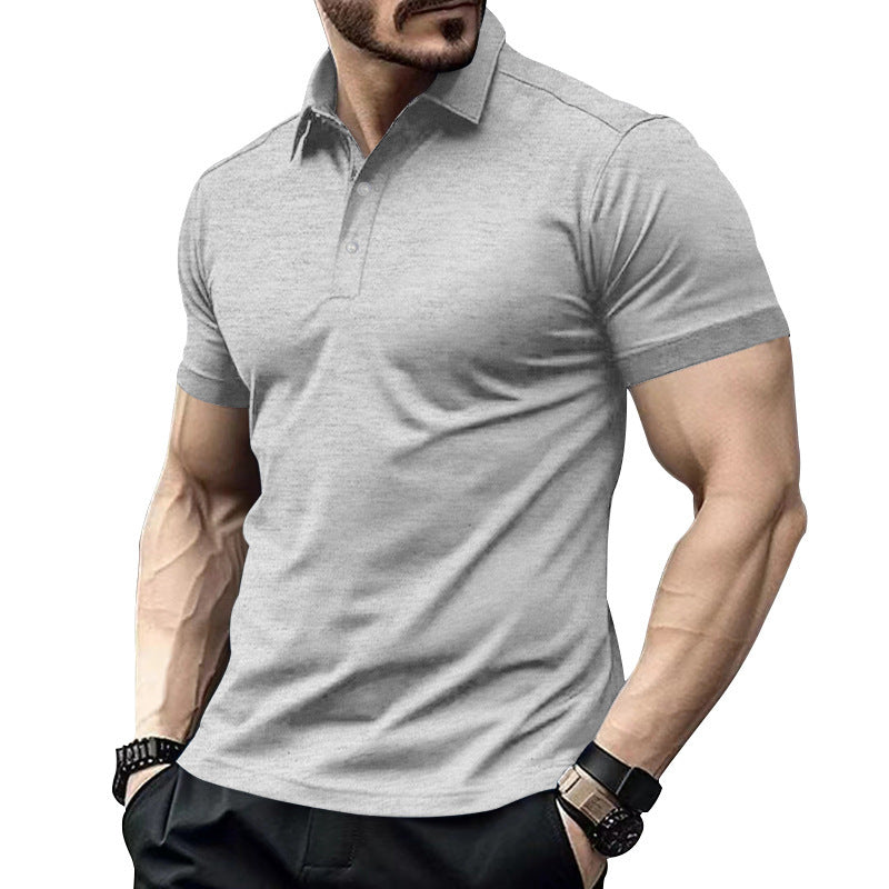 Men's high-quality short-sleeve polo with breathable technology and modern cut Lune London