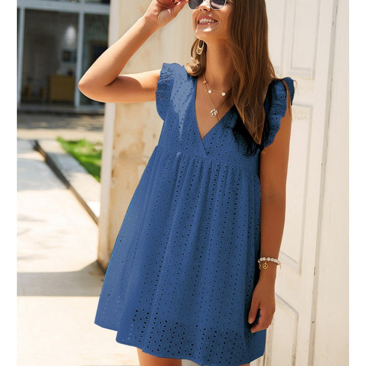 Lune London Eyelet Embroidery Summer Dress for Women