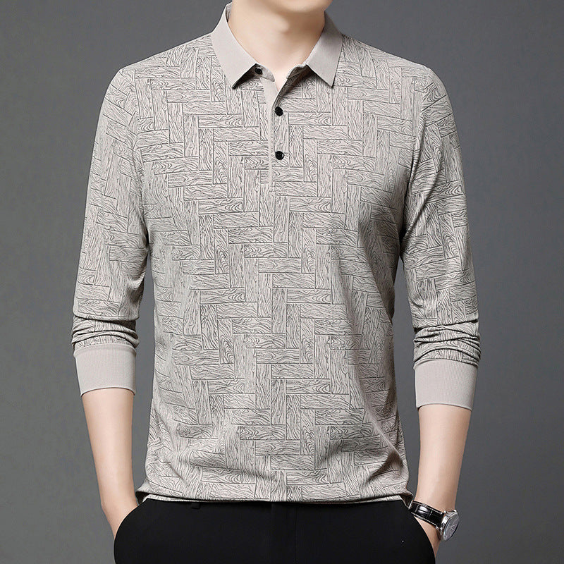 Stylish men's polo shirt with a refined structure design and an elegant button placket Lune London