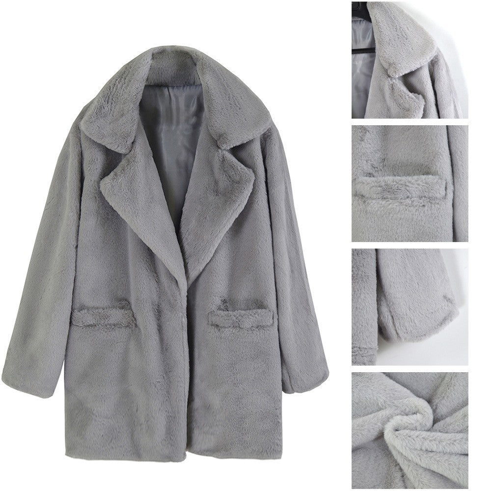 Ladies cozy teddy coat Lune London