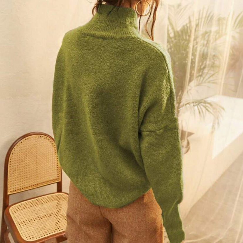 Comfortable high-neck sweater for women in high-quality material Lune London
