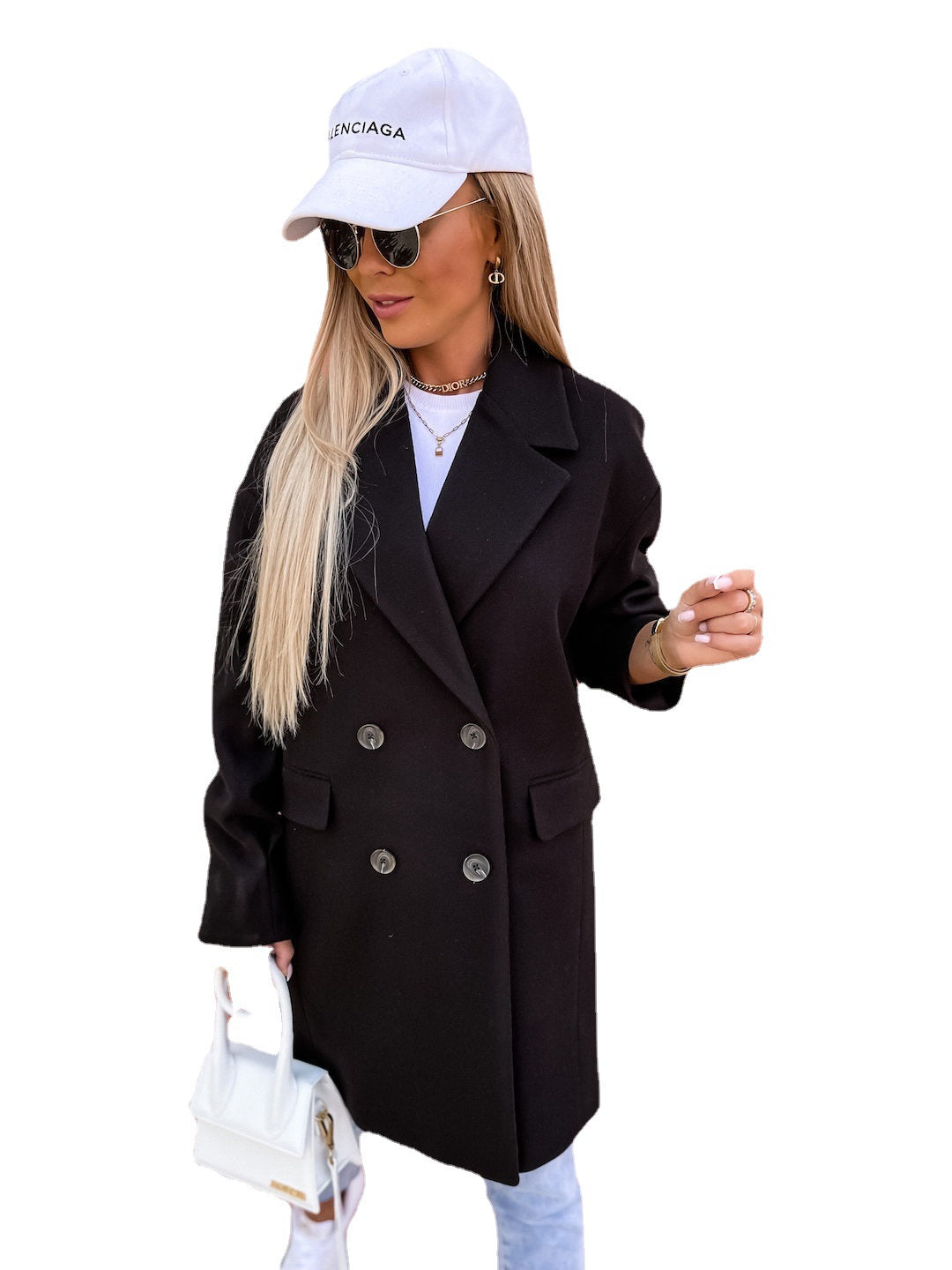 Ladies Elegant and Timeless Oversized Blazer Lune London