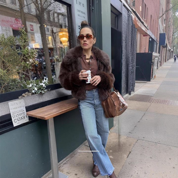 Lune London | Ladies Fashion Faux Fur Winter Jacket