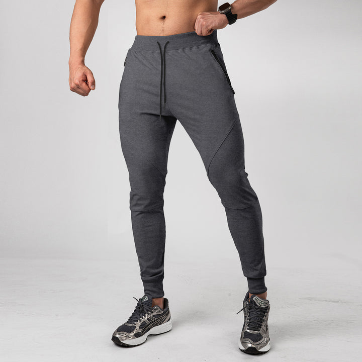Men's sporty jogging pants with functional zip pockets Lune London