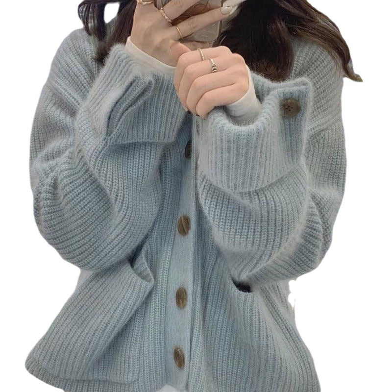Cardigan en tricot épais pour femmes avec poches Chic & Stil