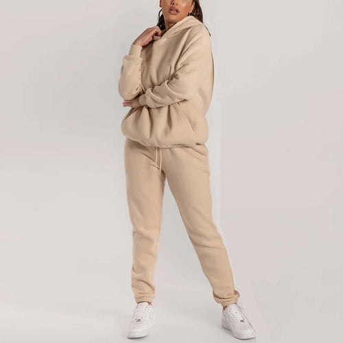 Ladies comfortable and stylish hoodie and jogging set Lune London
