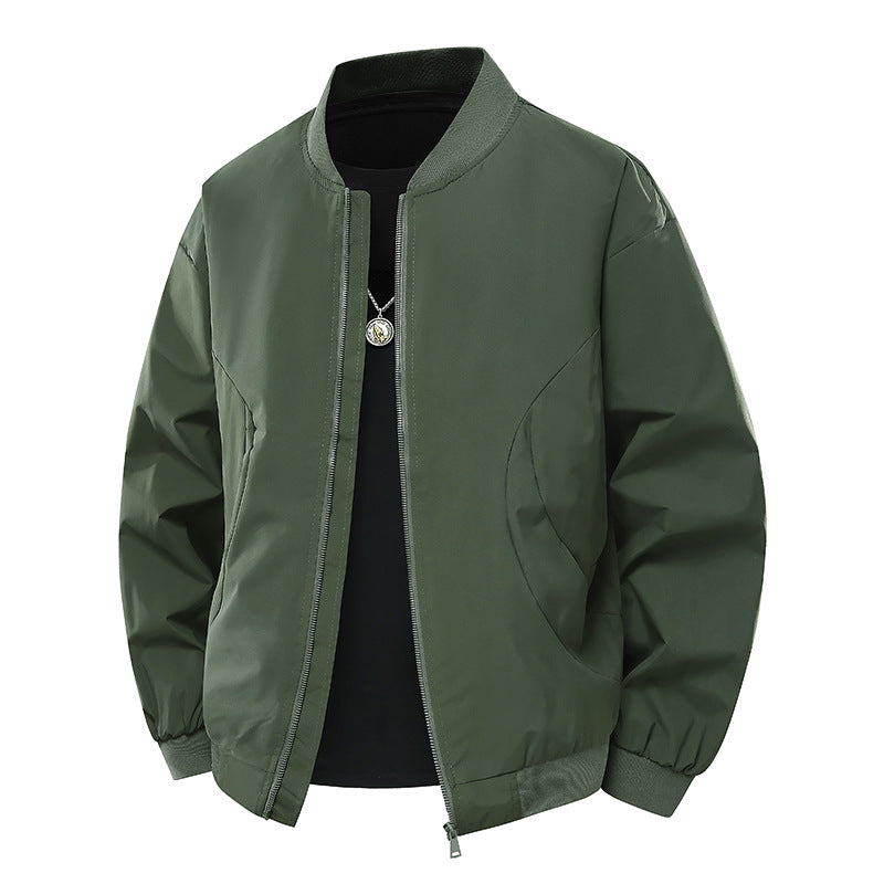 Stylish bomber jacket for men with a relaxed fit and elastic cuffs Lune London