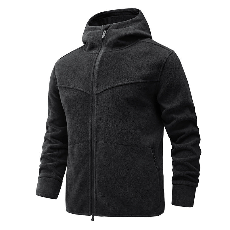 Men's fleece jacket with soft lining and practical pockets Lune London