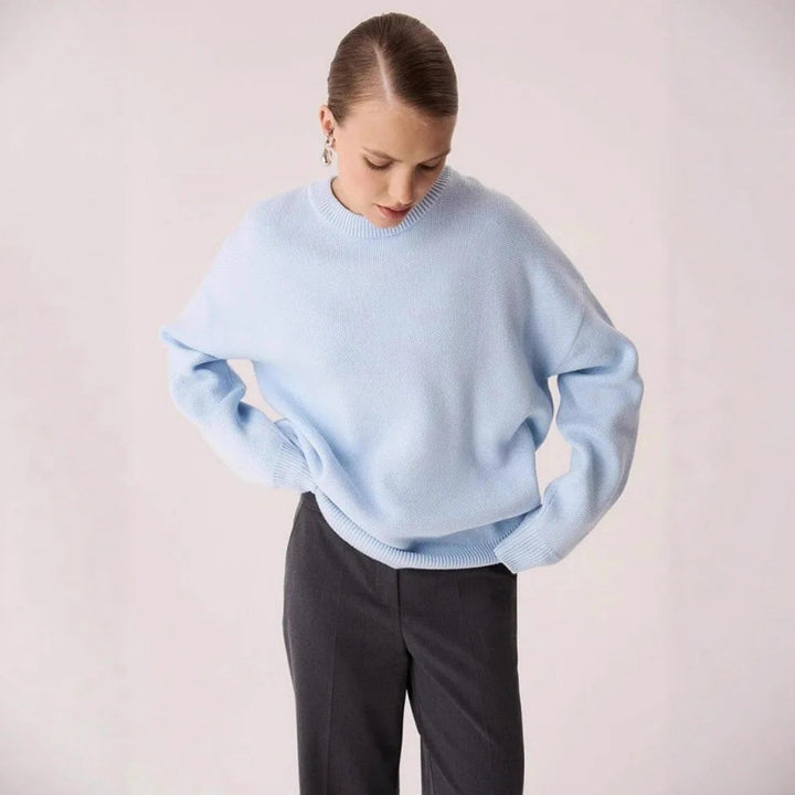 Casual sweater for women in fine cotton Lune London