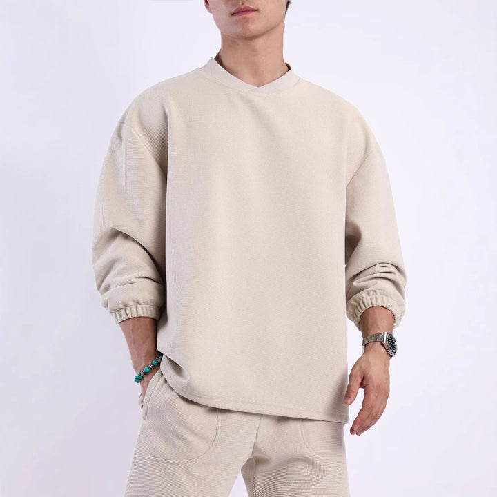 Casual women's top with balloon sleeves and structured fabric Lune London