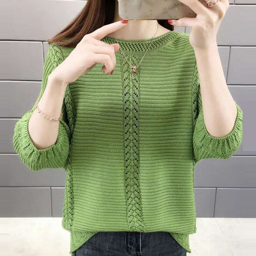 Pull en tricot décontracté pour femmes avec des détails délicats Chic & Stil