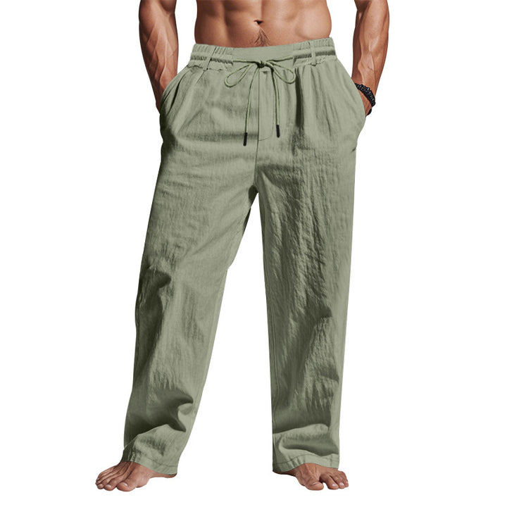 Men's casual summer pants with elastic waistband and practical side pockets Lune London