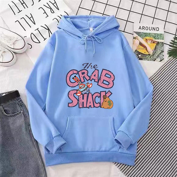 Women's hoodie with creative crab motif Chic & Style
