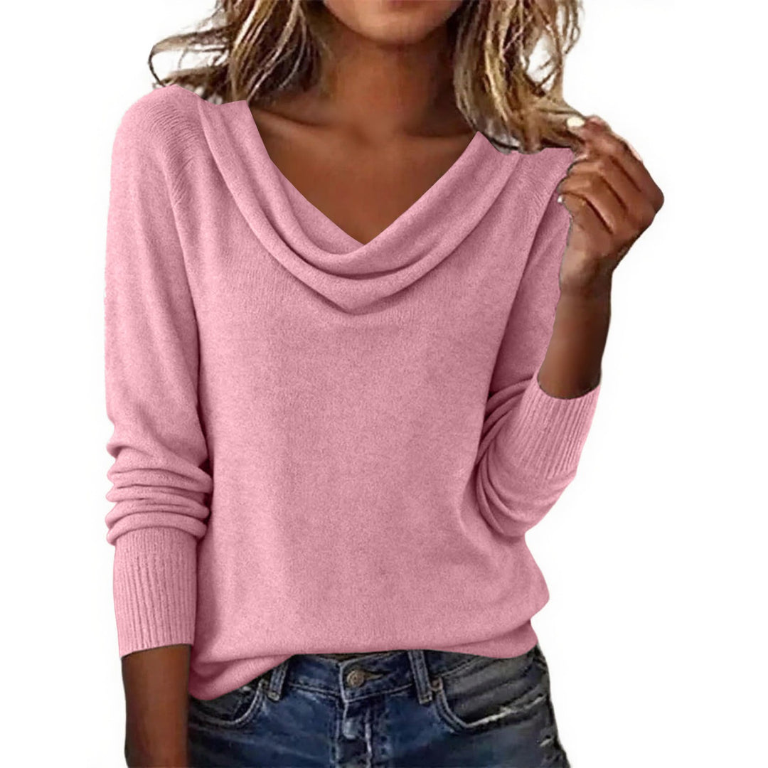 Lune London | Long-sleeved sweater with plush collar