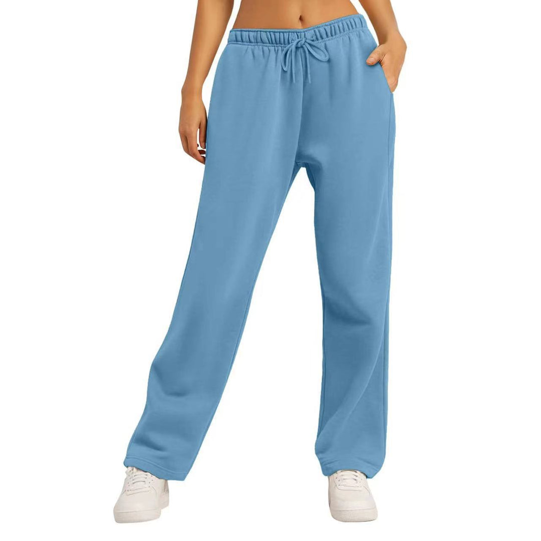 Casual wide pants for women with elastic waistband Lune London