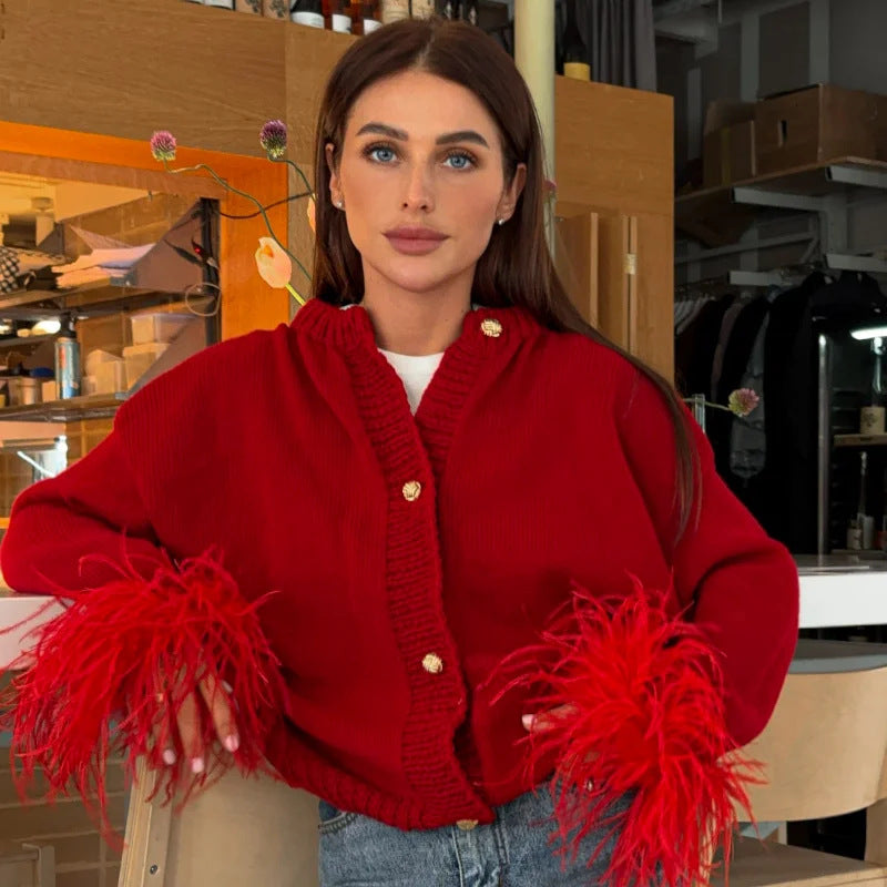 Cardigan élégant pour femmes avec des manches fantaisie Chic & Stil