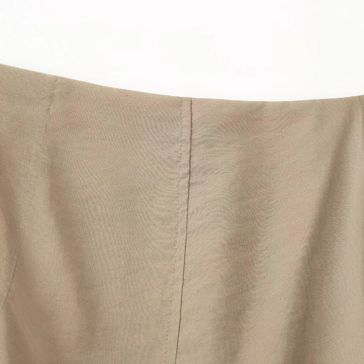 Elegant midi skirt for ladies with floral applications Lune London