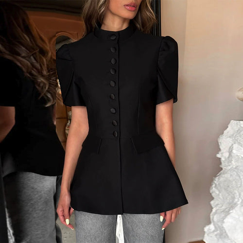 Elegant jacket for women with structured shoulders Lune London