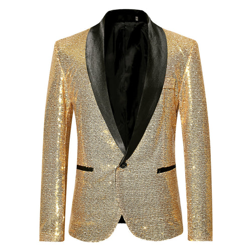 Elegant sequined blazer for men with a modern cut Lune London